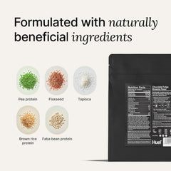 Huel Vegan Protein gluten free label on packaging