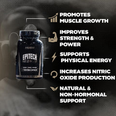 Huge Supplements Epitech Epicatechin capsules designed for daily training support.