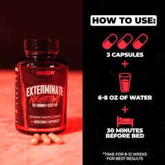Huge Supplements Exterminate stimulant-free formula ideal for caffeine sensitivity