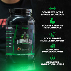 Huge Supplements Formula XII hydration shaker showcases electrolyte-rich formula for sustained endurance