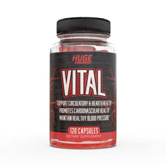 Huge Supplements Vital bottle front view for easy daily use