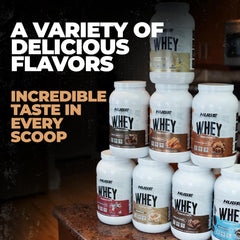 Huge Whey digestive enzymes illustrate easier digestion and absorption.