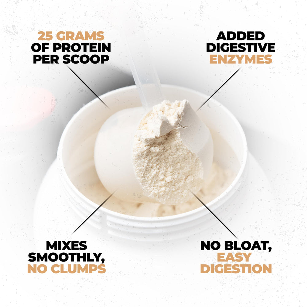 Huge Whey powder scoops invite easy daily protein for muscle support.