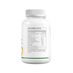 HUJ Cell Antiox+ ingredients close-up showing grape seed extract and astaxanthin.