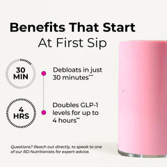 Clean formula label on HUM Flatter Me emphasizes no artificial additives.