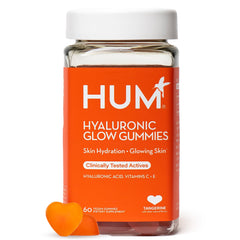 HUM Hyaluronic Glow bottle packaging ready for daily hydration