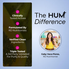 HUM Mighty Night packaging indicates a 30-day supply of capsules.