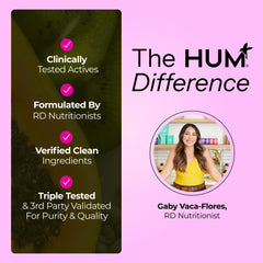 HUM Wing Man vegetarian capsules packaging conveys vegan-friendly supplements.