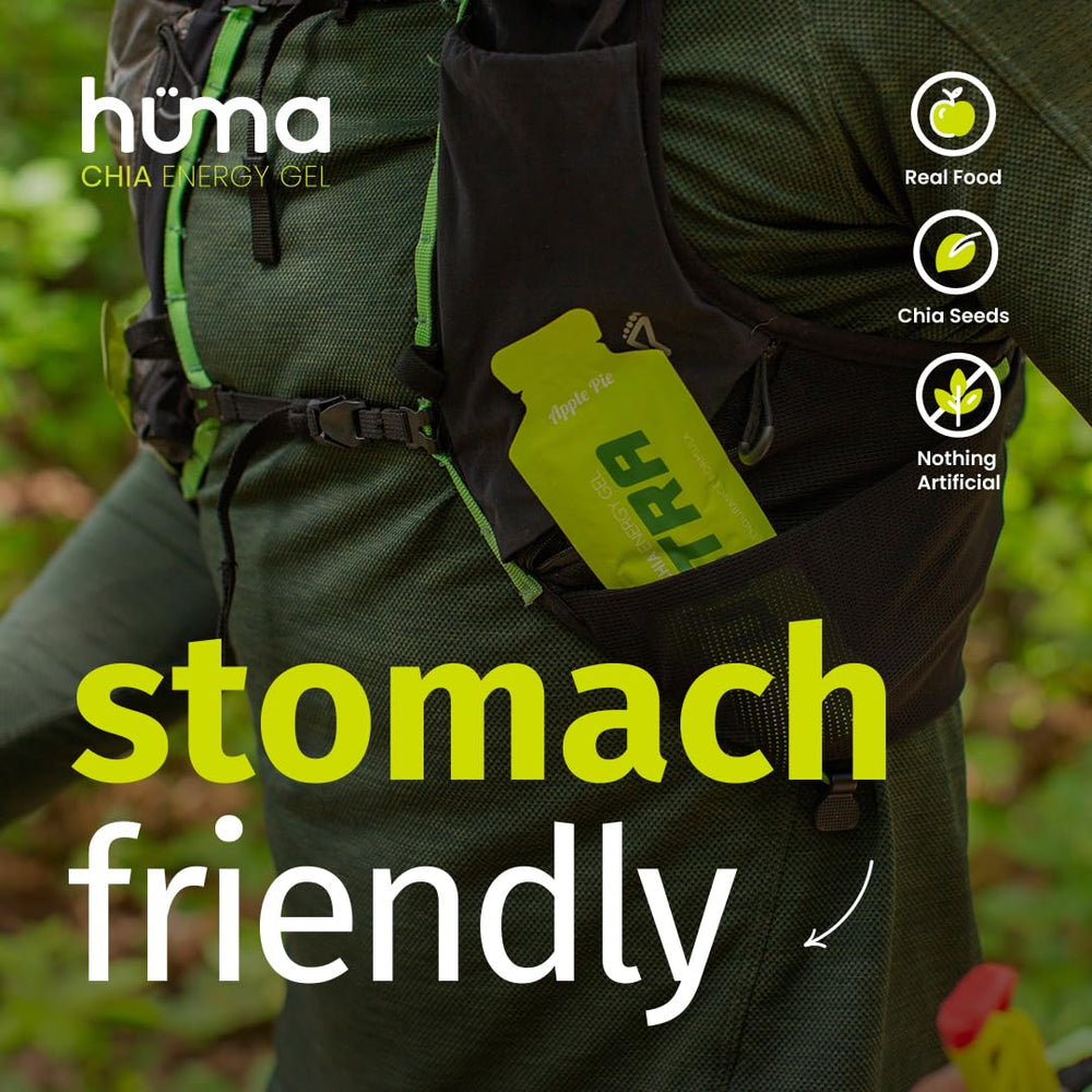 Product on the move during a race highlights portable endurance snack.