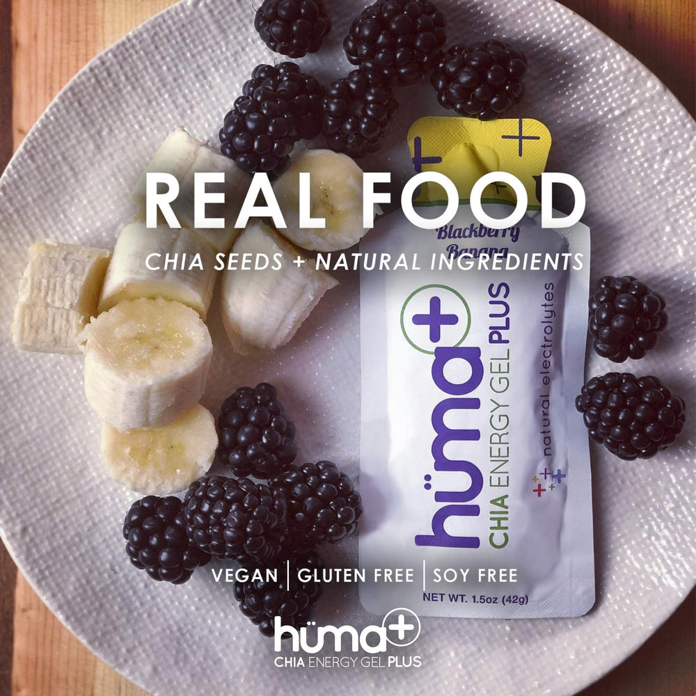 Huma Plus chia seeds ingredient image showing natural energy source