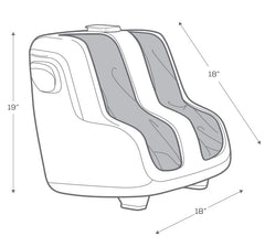 Human Touch Reflex SOL Plus compact design fits in smaller home spaces.