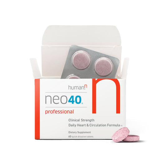 Humann Neo40 Professional dissolvable tablet for quick daily nitric oxide support.