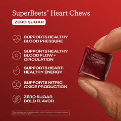 Individually wrapped Humann Heart Chews offering zero sugar on the go.