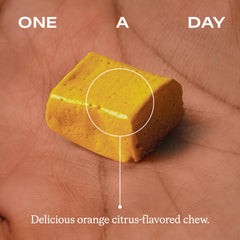Humann Turmeric Chews one daily chew for ease