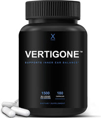 HUMANX VertiGone bottle front suggesting vertigo relief support