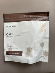 Travel-friendly Hunnee Calm sachets tucked in gym bag.