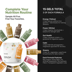 Hunnee H greens formula sachet with 18+ superfoods for daily nutrition