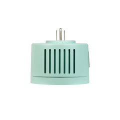Hunter Aqua UV air sanitizer outlet setup in a cozy corner
