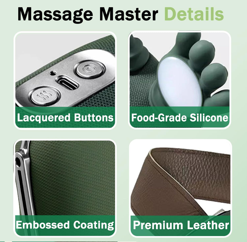 Huprh Neck Massager in a living room setup ready for home or office use
