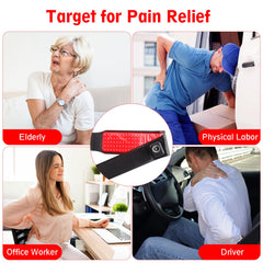 Huwoony Wireless Red Light Therapy Belt 10000mAh battery for longer sessions.