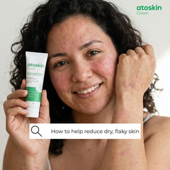 HVSun Atoskin eczema cream packaging communicates family-friendly, non-steroidal soothing care.