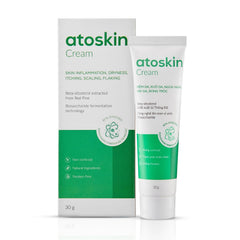 Creamy texture close-up of HVSun Atoskin cream for sensitive skin