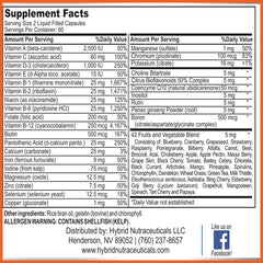 Bottle pour into glass shows easy dosing.