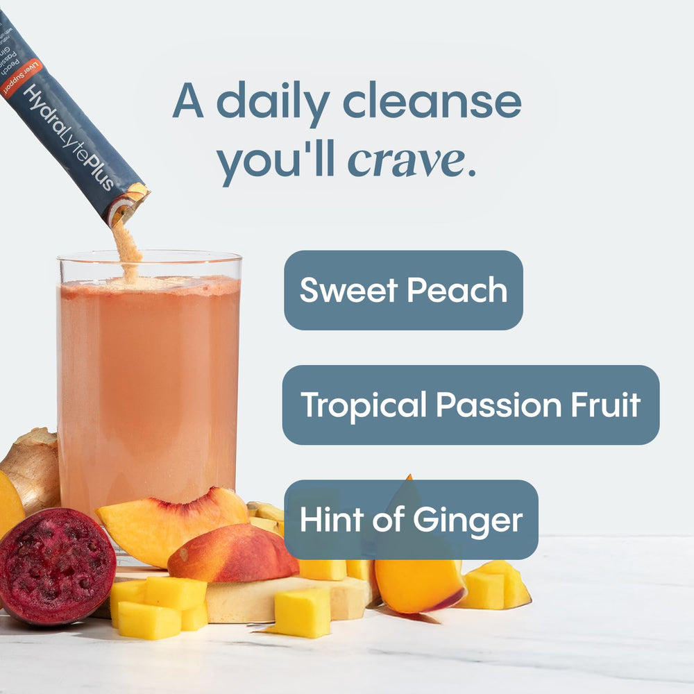 Hydralyte Liver Support Green Tea Extract energizing hint for a clean boost.