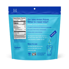 HYDRANT Hydrate on-the-go packets for convenient hydration anywhere.