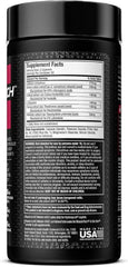 Hydroxycut Hardcore Elite bottle side view with capsules ready for workouts