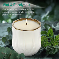 Hyggelight Astrid cotton wick burning with clean, steady flame