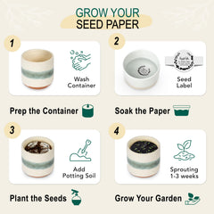 Hyggelight Edith plantable seed label offers an eco-friendly gift idea.