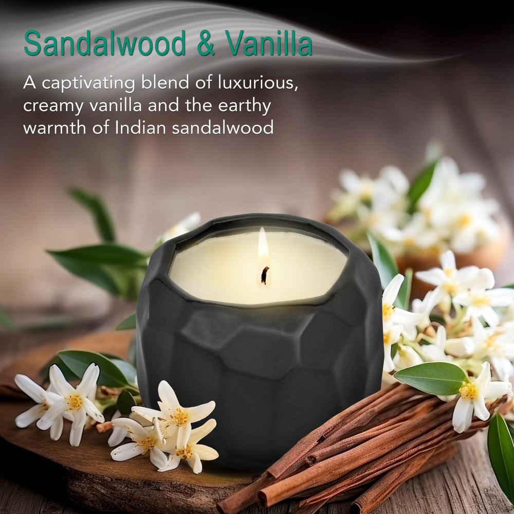 Hyggelight Emma seed-label promotes planting wildflowers after candle use.