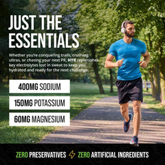 HYK Essential Electrolytes premium ingredients highlight sea salt and minerals