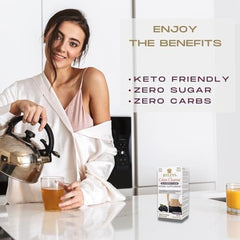 Hyleys Colon Cleanse Tea blackberry flavor people enjoying cup indicates calm, relaxed digestion.