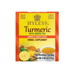 Hyleys Ginger Turmeric Tea brew steeps into a comforting evening.