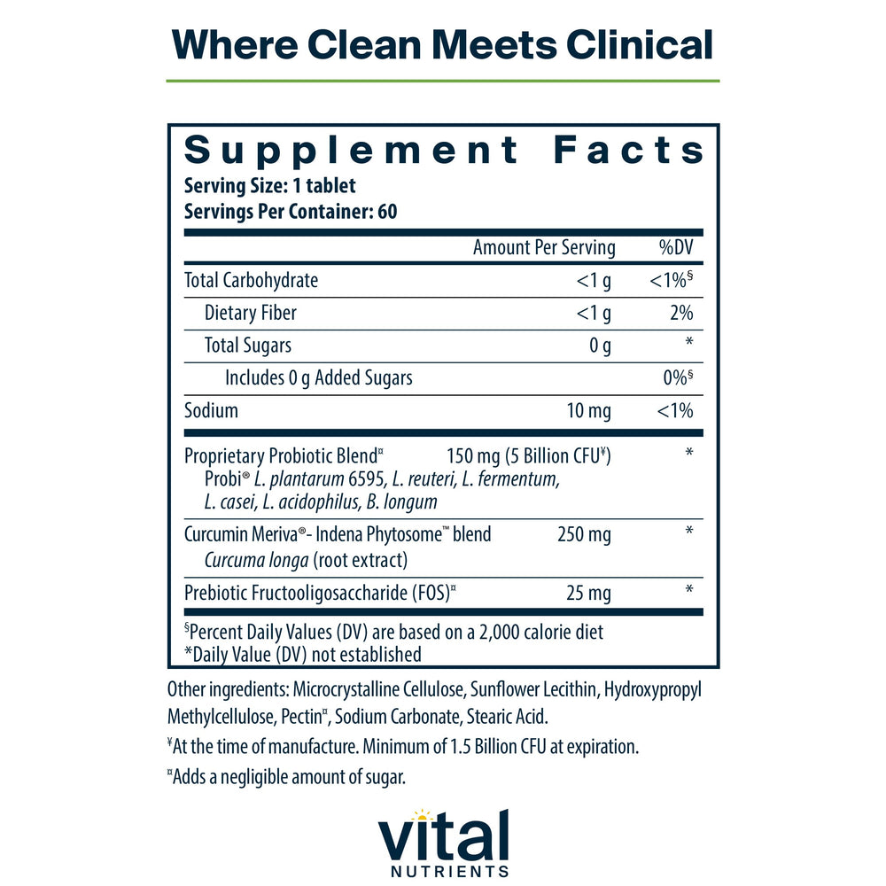 Hyperbiotics Vital Nutrients Pro Men bottle back with ingredients and allergen info