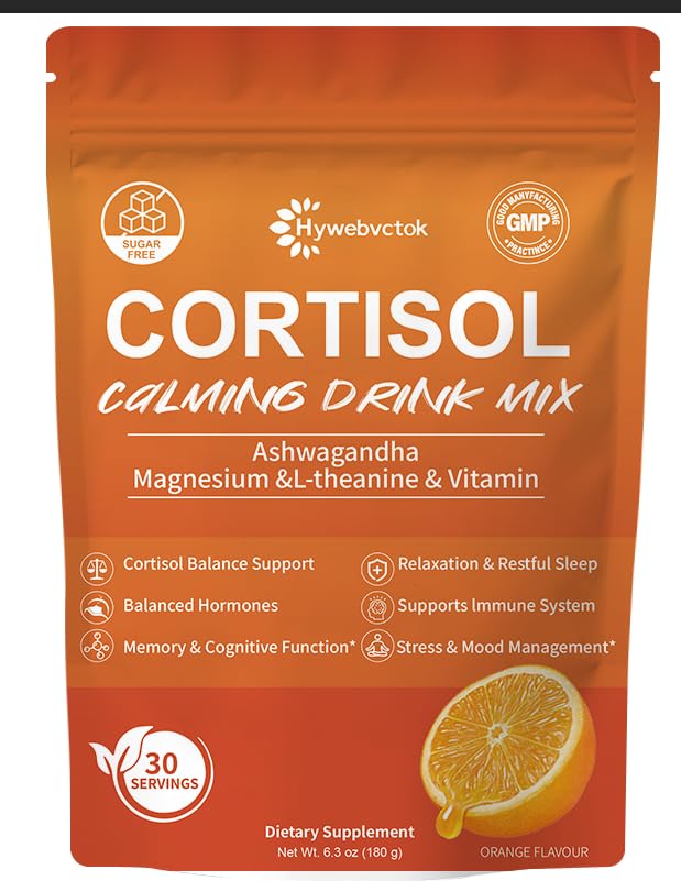 Hywebvctok cortisol drink powder in GMP facility packaging