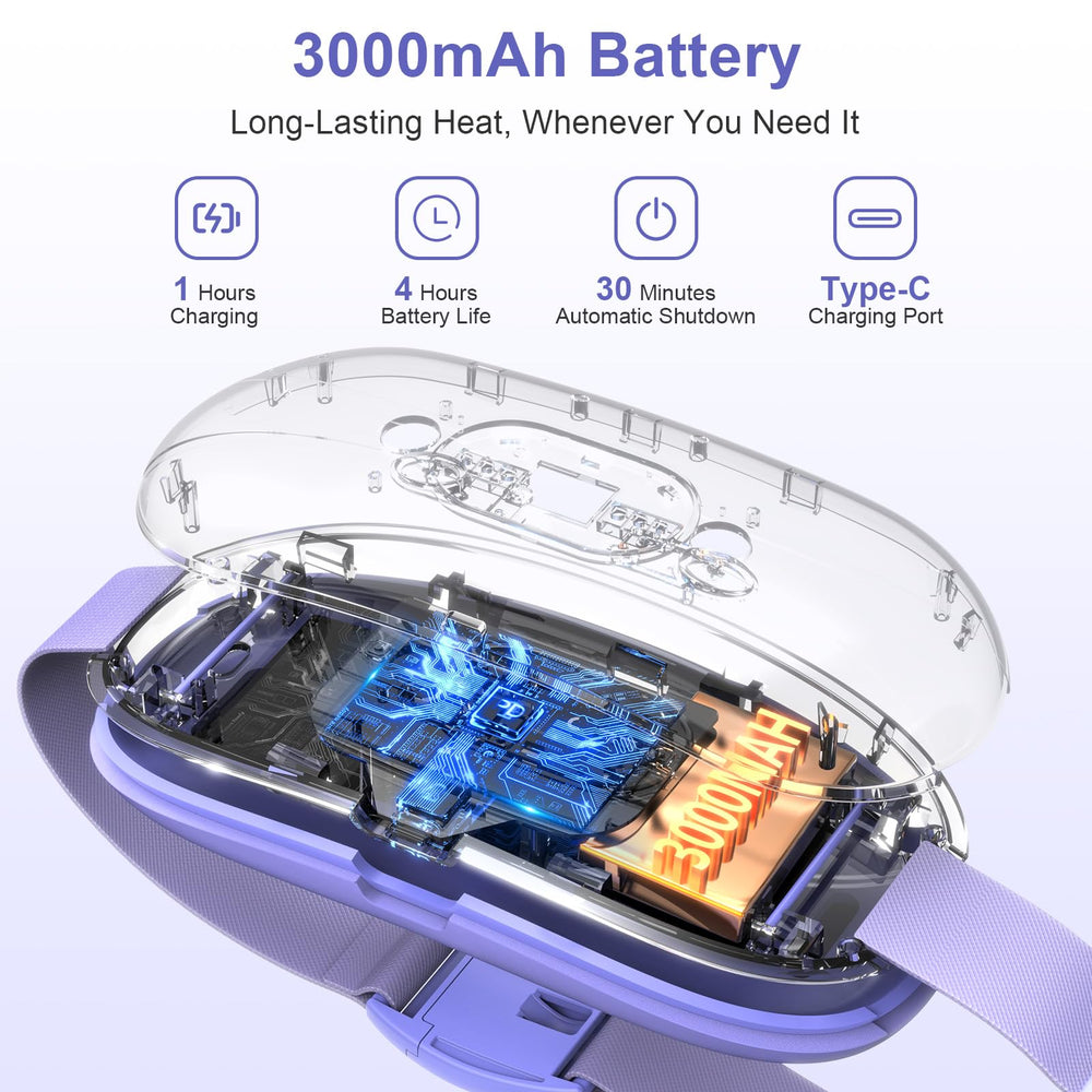 HZD 2000mAh battery delivers 3-5 hours of warmth