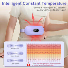 HZD heat pad strap adjustable belt fits waists for discreet use