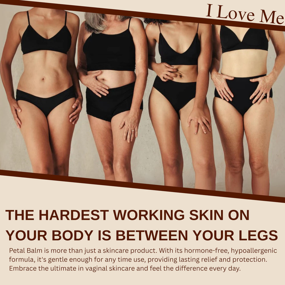 I LOVE ME Petal Balm shows quick absorption on skin.