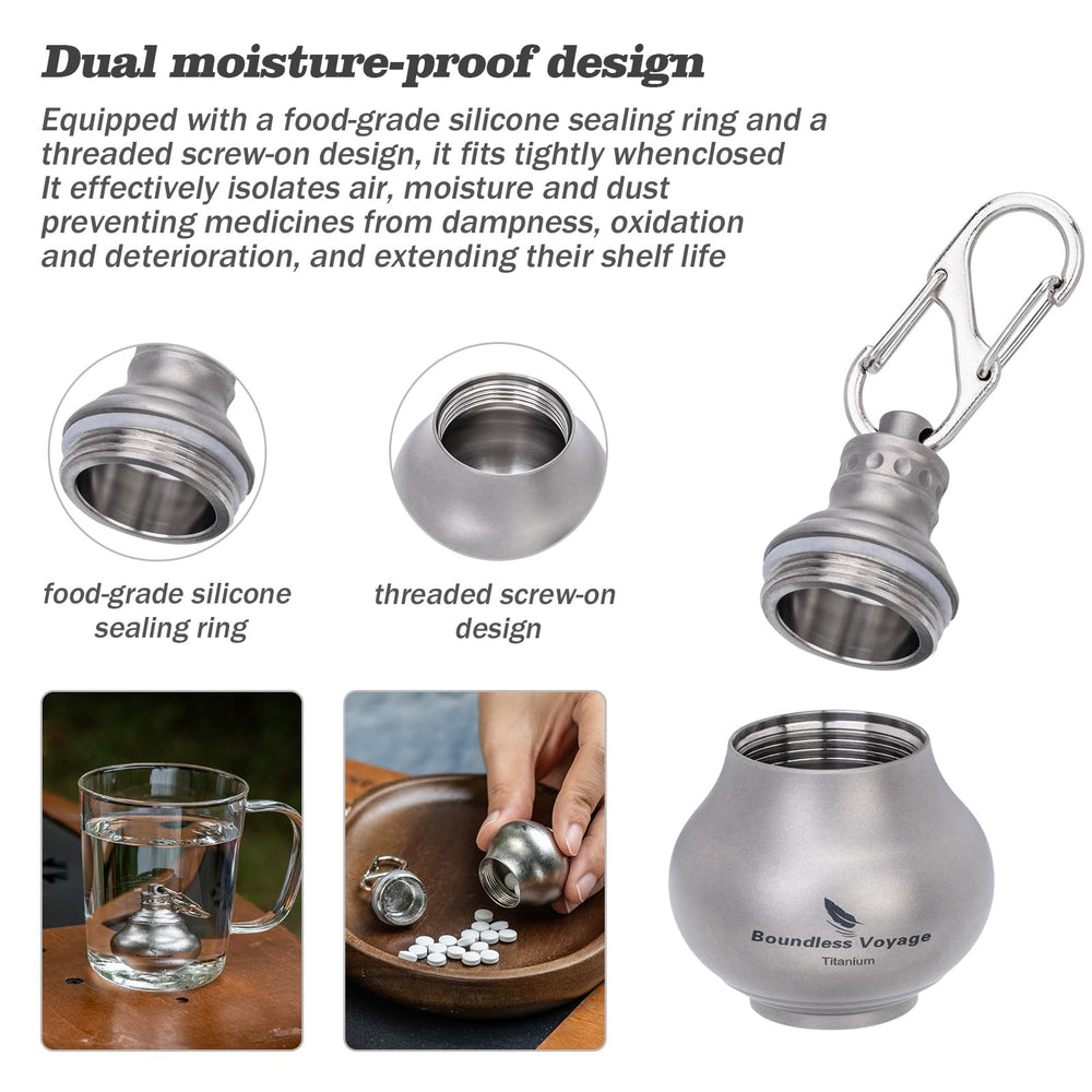 iBasingo gourd-design titanium container combines style and function.