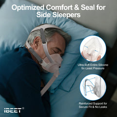 IBEET AirFit F40 cushion for side sleepers with soft silicone comfort