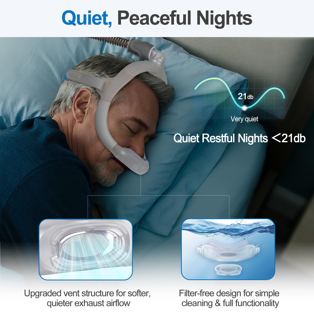 IBEET N30i cushion top-head connection demonstrates unrestricted movement during sleep.