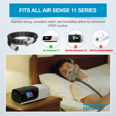 IBEET temperature-control hose maintains consistent airflow for AirSense 11 users.