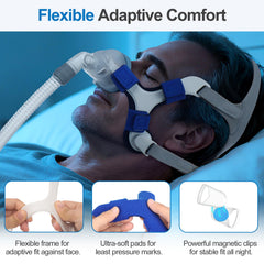 IBEET triple 360-degree swivels support natural movement without tugging.