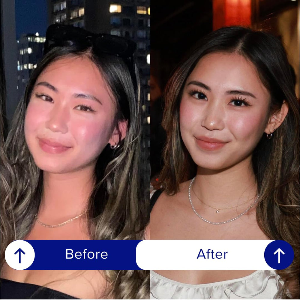 IBLUSH Asian Flush Gel texture-closeup highlights smooth gel consistency.