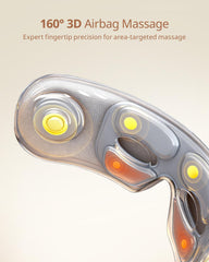 Ibreo eye massager showing heat therapy with two warm levels.