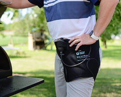 Ice It! storage bag keeps the gel pack clean in freezer or on the go.
