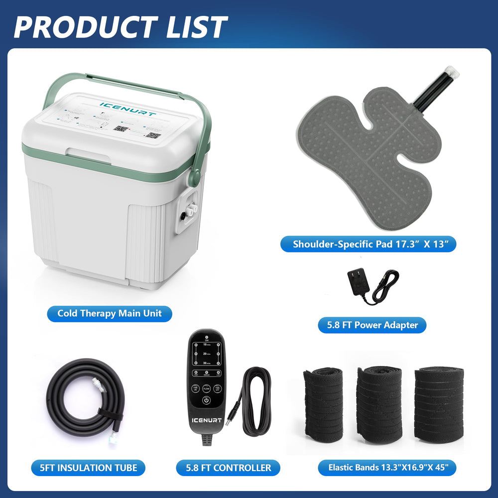 ICENURT compatible with 4-6 frozen bottles for extended cold therapy